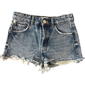 Zara Denim Cut Off Shorts